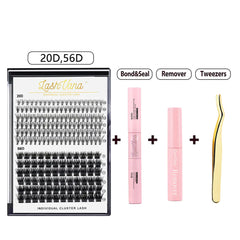 DIY Eyelash Extension Kit - Natural Cluster Lashes