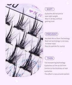 Manga Cluster Lashes for Natural Anime Cosplay Look