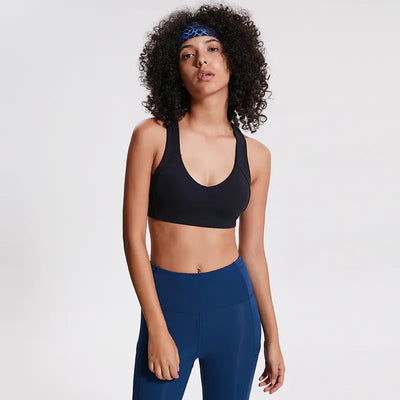 Amazon Bestselling Solid Color Wireless Sports Bra