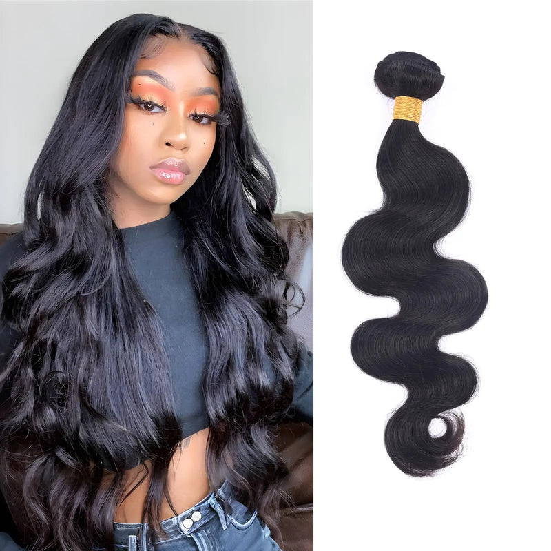 Body Wave Bundle 10A Grade Human Hair Bundles 100% Unprocessed Brazilian Virgin Hair Bundles Double Machin Weft Brazilian Body Wave Bundles 30 Inch