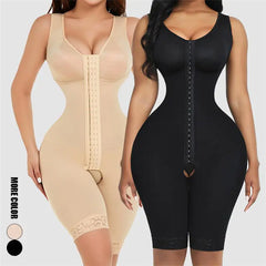 Plus Size Women's Full Body Shapewear with Abdominal Control