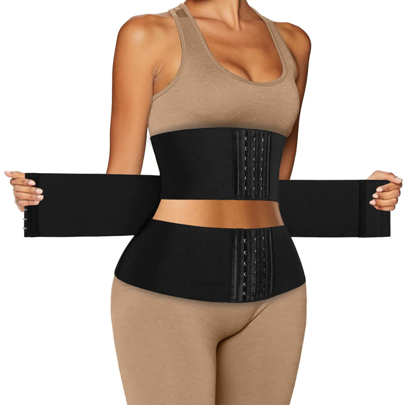 Phateey Waist Trainer for WomenSweat Shaper Waist Trimmer - Corset Tummy Shaper Slimming Trimmer Girdle