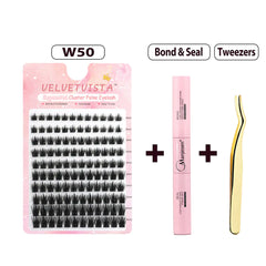 DIY Eyelash Extension Kit - Natural Cluster Lashes