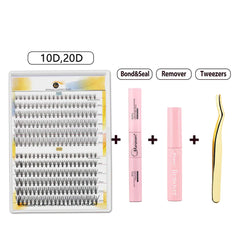 DIY Eyelash Extension Kit - Natural Cluster Lashes